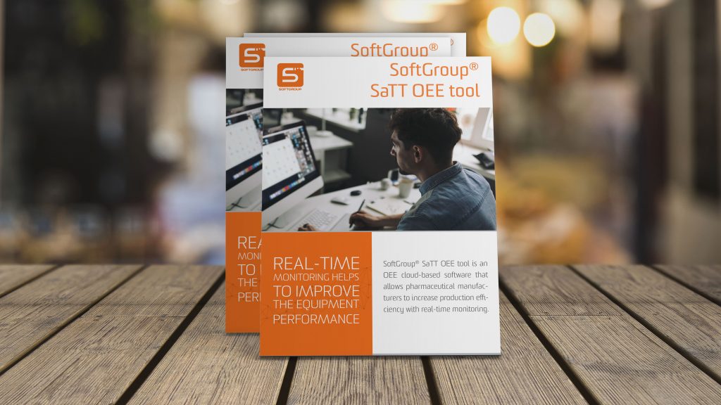 softgroup oee-rapportagebrochure voor leveranciersneutrale oplossing